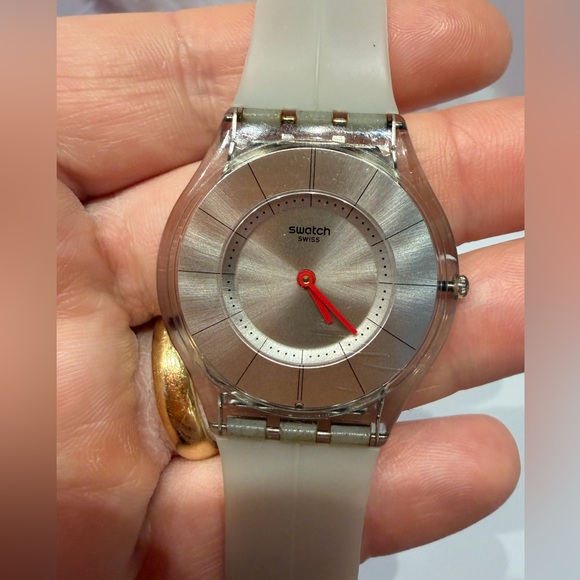 Swatch Accessories - Swatch classic skin ghost grey Watch ultra thin